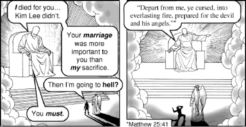 Illustration for article titled Jack Chick’s Racing Tract Was As Delightfully, Hatefully Scare-tacular As You’d Expect